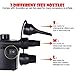 Electric Air Pump, Portable Quick-Fill Air Pump with 3 Nozzles, 110V AC/12V DC, Perfect Inflator/Deflator Pumps for Outdoor Camping, Inflatable Cushions, Air Mattress Beds, Boats, Swimming Ring