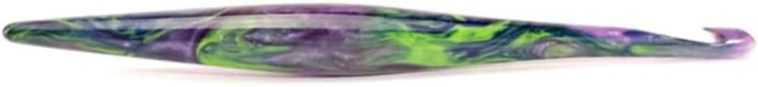 Furls Crochet Hook, Jupiter Streamline Swirl, Ergonomic Handle Crochet Hooks 7" (Streamline Swirl - Jupiter, P - 10.0mm)