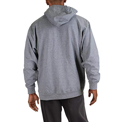 Reebok Pullover Fleece Hoodie  , Gray Heather/Black, Small #TOP1