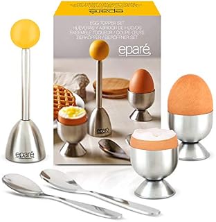 Eparé Egg Cracker Topper Set - Complete Soft Boiled Egg Tool Set