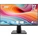 MSI PRO MP225A E12VL 22-Zoll-FHD-Computermonitor, 1920 x 1080 VA, 144 Hz, 1 ms, Adaptive-Sync, Eye Care, HDMI 1.4b, neigbar, VESA-Halterung, schwarz