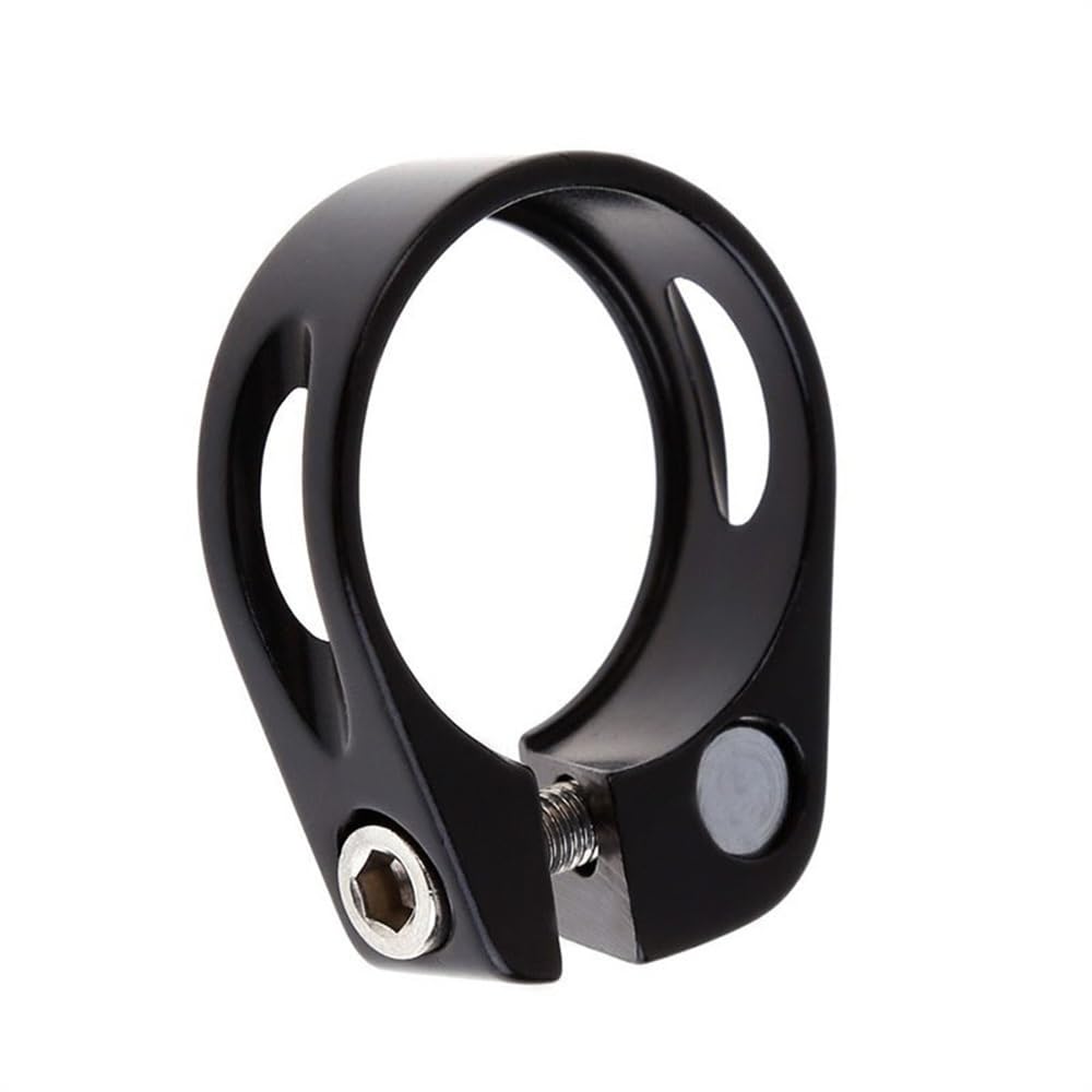 Bike Seat Clamp Aluminum Alloy 31.8/34.9 Mm Bicycle Seatpost Clamp Seat Tube MTB Bike Clip Parts Saddle(34.9mm Gold)