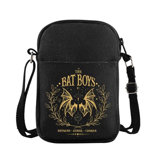 B Boys Crossbody Bag Fantasy Book Gift Book Merch Rhysand Azriel Cassian Crossbody Bag Bat B-oys Fan Club Crossbody Bag