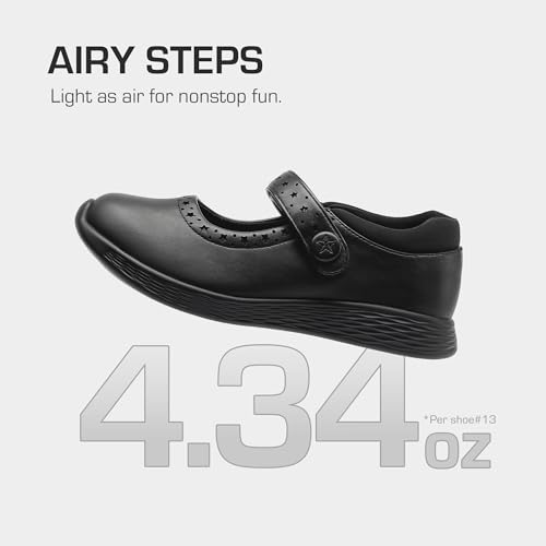 DREAM PAIRS Girls School Shoes Mary Jane Flats Lightweight Comfortable Girls' Uniform Dress Shoes for Toddler/Little Kid/Big Kid2