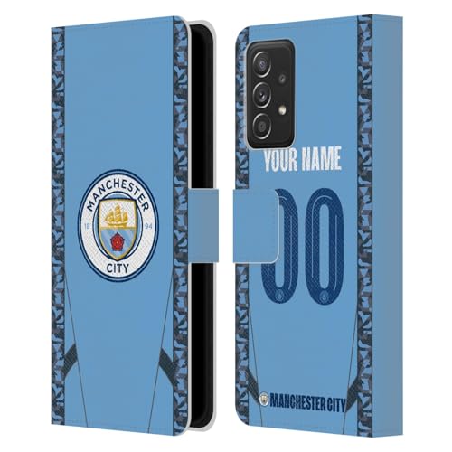 Coque antichoc Manchester City Galaxy A52 étui portefeuille écran protégé