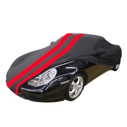 Image of Indoor Car Cover Custom Fit for 1998-2024 Porsche 911(991 /992 /996 /997 Series) /Carrera /Turbo Luxurious Soft Stretch Satin Car Cover Breathable Dust-Proof for Underground Garage, Car Show