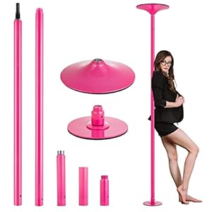 Danspaal Stripper Pole Spinning Danspaal Draagbare Verwijderbare Danspaal Kit, voor Thuis Verwijderbare Dans, Lap Dance…