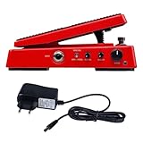 Wah Pedal Guitar Effects, Volume Control Foot Pedal: Dual-Function Wah-Volume Unit-Adjustable Sweep Range | Electric Guitar/Bass Signal Control for Pedalboard Performance (WAH-II adapter)