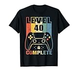 camiseta 40 años hombre amazon Ligero, Encaje clasico, Manga de doble puntada y bastilla baja