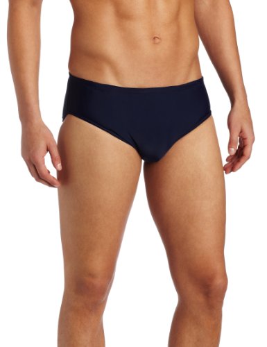 TYR Sport Men's Solid Racer Swim Suit (Navy, 30)