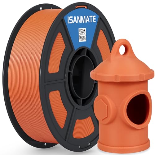 Image of iSANMATE ASA Filament 1.75mm Terracotta 1KG, UV & Weather Resistant 3D Printer Filament Perfect for Outdoor Functional Parts, Dimensional Accuracy + /- 0.02mm, 1kg Spool (2.2lbs)