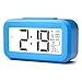 Produktbild Digital-Wecker Batterie Betrieben Beschlagfrei Geführt LCD-Bildschirm Mute Nicht StrahlungsInduktionsHinterGrundBeleuchtung Nachtlicht Mit Schlummerfunktion Periode Temperaturanzeige