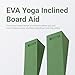 Aosekaa 2 Pieces Yoga Foam Wedge, EVA Wedge Block, Heel Stretcher Back Support, Slant Board Calf Stretcher