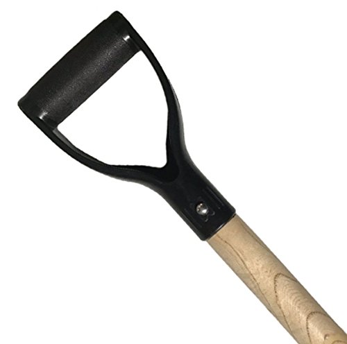EZ Travel Collection Long Narrow Nose Drain Spade Shovel (Black)