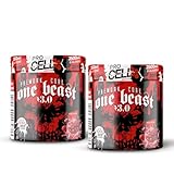 PreWorkCore | Pack x2 uds. Pre Entreno con Creatina, Aminoácidos y Cafeína (600 gr) - Sabor Piruleta, Sin Azúcar - Con Vitamina B6, C, Taurina, Guaraná - Pre Workout - Aumenta Fuerza y Energía