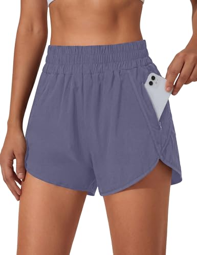 Image of BMJL Women's Athletic Shorts Running Workout Shorts Gym High Waisted Summer Short with Waistband Pocket