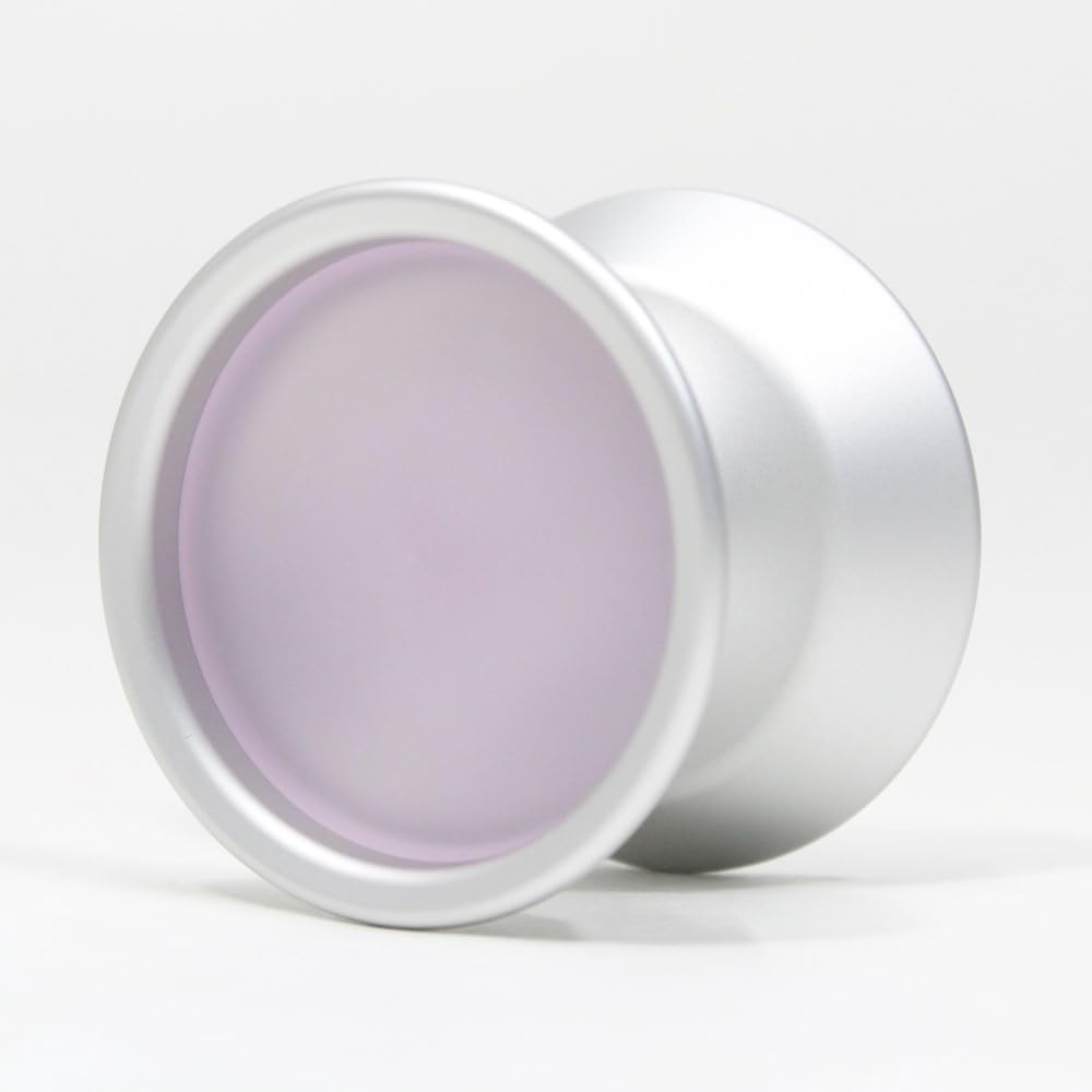 W1LD (Worldwide 1nnovative Leading Design) Shutsujin Yo-Yo - Aluminum Body YoYo with PC Cap (Silver Matte w/Pink Cap)