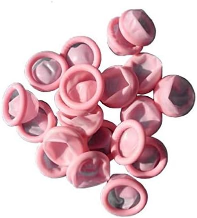 FW04 Antistatic Pink Class 100 5 mil Latex Finger Cots Size XL one Bag -720 Each