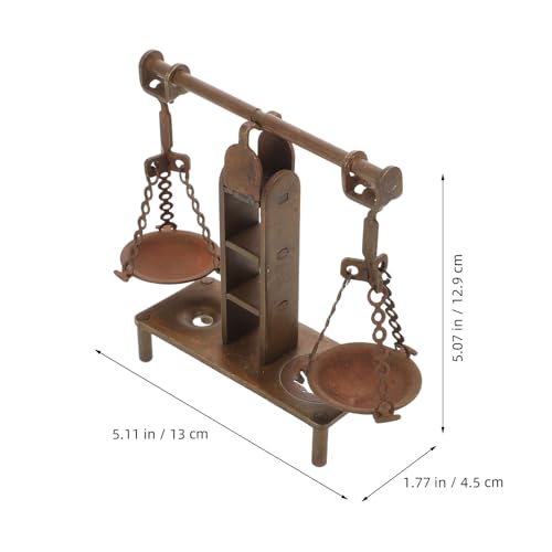 Balance vintage laiton décoration d'exception style antiquité de bureau
