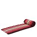 LEEWADEE colchoneta tailandesa Enrollable L – Colchón para masajes Grueso, futón para Dormir, Alfombrilla de kapok, 190 x 100 cm, Rojo