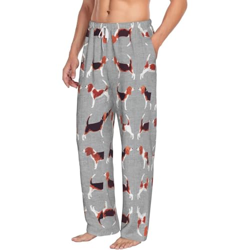 Pantalon de détente doux Beagle Patterns parfait pour le cocooning - 2