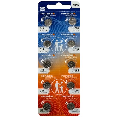 Renata Watch Batteries 394, multicoloured