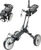 Newfly Ultra Leggero Compatto Carrello da Golf a Tre Ruote con Dimensioni minime Pieghevoli
