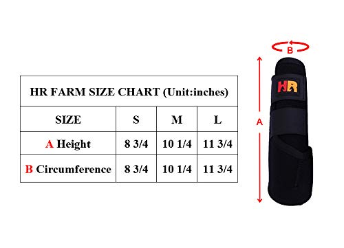 image for HR Farm Equine Neoprene Horse Protect Boots Leg Wraps 2pcs Pack Front 