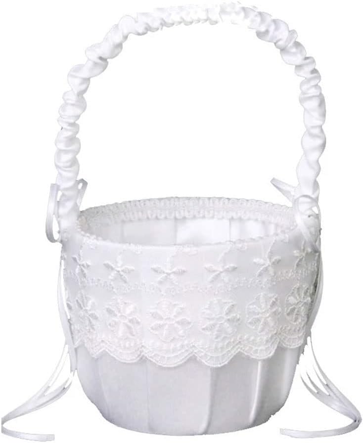 HBJWOV Weddings Bridal Flower Girl Baskets pillow Christmas Decorations Party