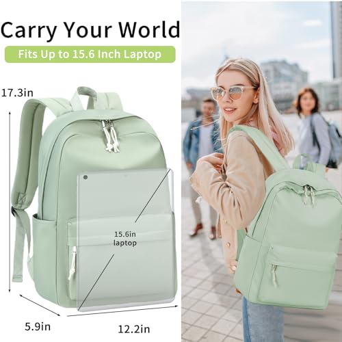 LOIDOU Mochila para meninas, mochilas escolares para o ensino fundamental e médio, mochilas para lap