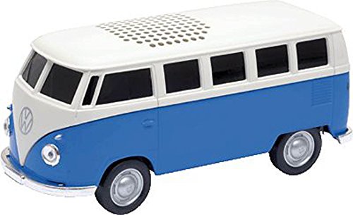 Preisvergleich Produktbild NoName 12365 blautooth-Lautsprecher VW Bus, blau / weiß