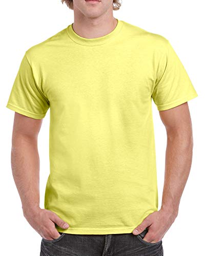 T-shirt en coton Gildan 2000 robuste nuance Barbe de maïs de taille L