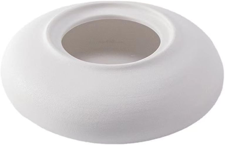 Exquisite Plates, high-Value Tableware Artistic Conception Plates, Western-Style French Dishes, White Ceramic Plates, Cold Dishes in high-end Restaurants in Ho,One Color-11 * 4cm