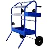 18 Multi-Roll Masking Paper Machine - with Storage Trays - Indoor & Outdoor Decoration Spray Paint Masking Auto Body Paint & Repair Shop Prep Blue
