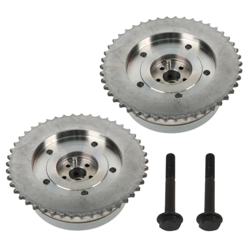 Engine Variable Timing Sprocket Cam Camshaft Phaser Gear of 2 pcs Replacement for Compatible with Chevy Buick GMC GM 2.0L 2.4L Replace# 12621505 12578515