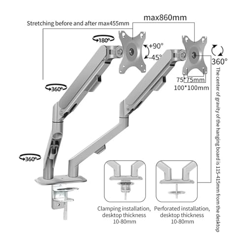 Optimiser son bureau de télétravail avec le support double écran M22G - 2