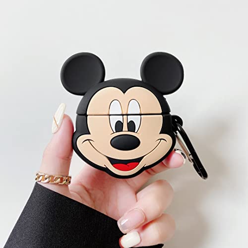 Cocomii 3D Airpods 3 Case - 3D Cartoon - Slim - Lightweight - Matte - Keychain Ring 3D Cartoon Characters Cartoon - Luxury Aesthetic Headphone Case Cover Compatible With Apple Airpods 3 (Mickey Face) #TOP6