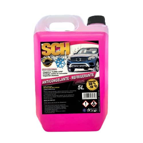 Proquimar Anticongelante Refrigerante para Coches. Varias graduaciones (30% Rosa)