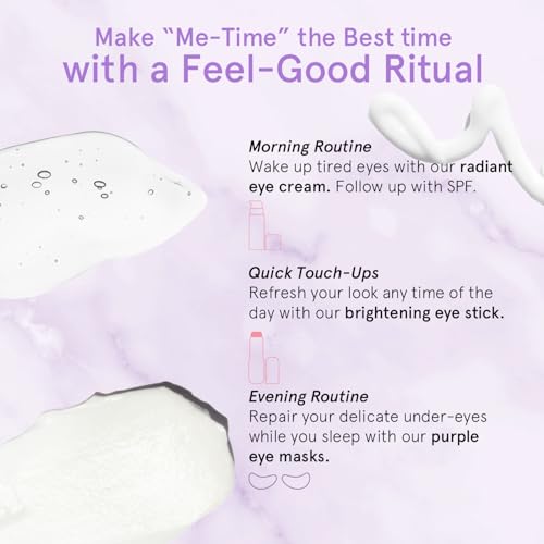 grace & stella Retinol & Caffeine Under Eye Cream Anti Aging - Hydrating Cream with Niacinamide & Peptides - Reduce Wrinkles, Crow's Feet, Puffiness - Vegan Skincare - Free (0.5 fl.oz / 15ml) - Image 8