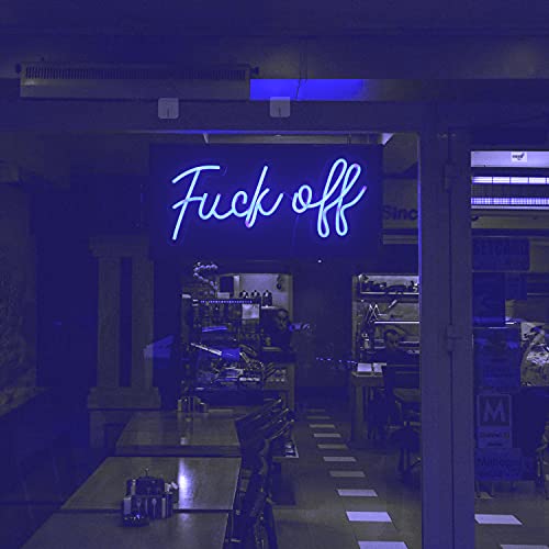 Lucunstar Fuck Off Neon Sign,Blue Neon Lights for Wall Decor USB/Switch Operated Neon Wall Sign for Bedroom,Bar Signs,Led Signs Wall Decor Decor for Game Room,Teen Room,Party Light,Christmas Gift - Thumbnail 5