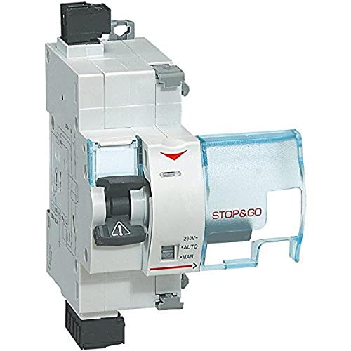 Bticino f80sg btdin seria automatyczna przełączanie Stop Go to RIARMO, kolor szary