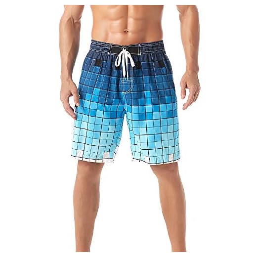 KASEBAY Strandshorts för män badbyxor snabbtorkande baddräkter för bräda bad avslappnade surfbyxor med ficka