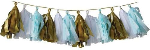 Teresa Collins Studio Gold Tissue Tassel Banner Kit-Tassel