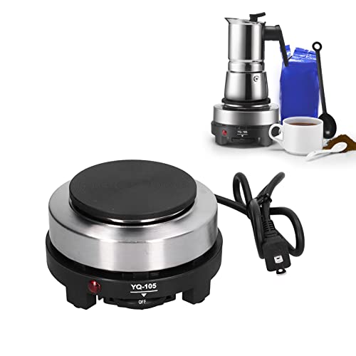 Image of Small Hot Plate, 500W Electric Stove Mini Temperature Controlled Electric Heater, Mini Stove Portable Stove,Hot Burner Cooktop Electric Heater, for Home Restaurant
