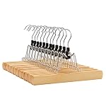 SONGMICS – SONGMICS Hosenspanner, 12 Stück, Kleiderbügel aus Holz, Hose