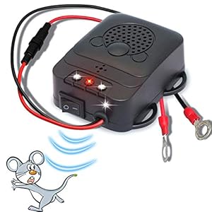 Peralng Ultraschall Auto-Marderschreck mit Stroboskop