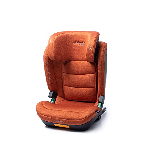 Babyauto Silla De Coche I-Size Capax Desde 3,5 Años A 12 Años Silla De Auto Gr. 2 3 Desde Los 15 Hasta Los 36kg O 100 Cm A 150 Cm Máxima Reclinación Acolchado Premium Color: Burnt Orange
