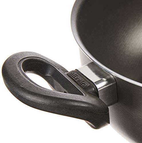 Frigideira Wok Com Alça - Extra-flon Nº 24 Aluminio Oliveira Frigideira Wok Com Alça - Extra-flon Nº