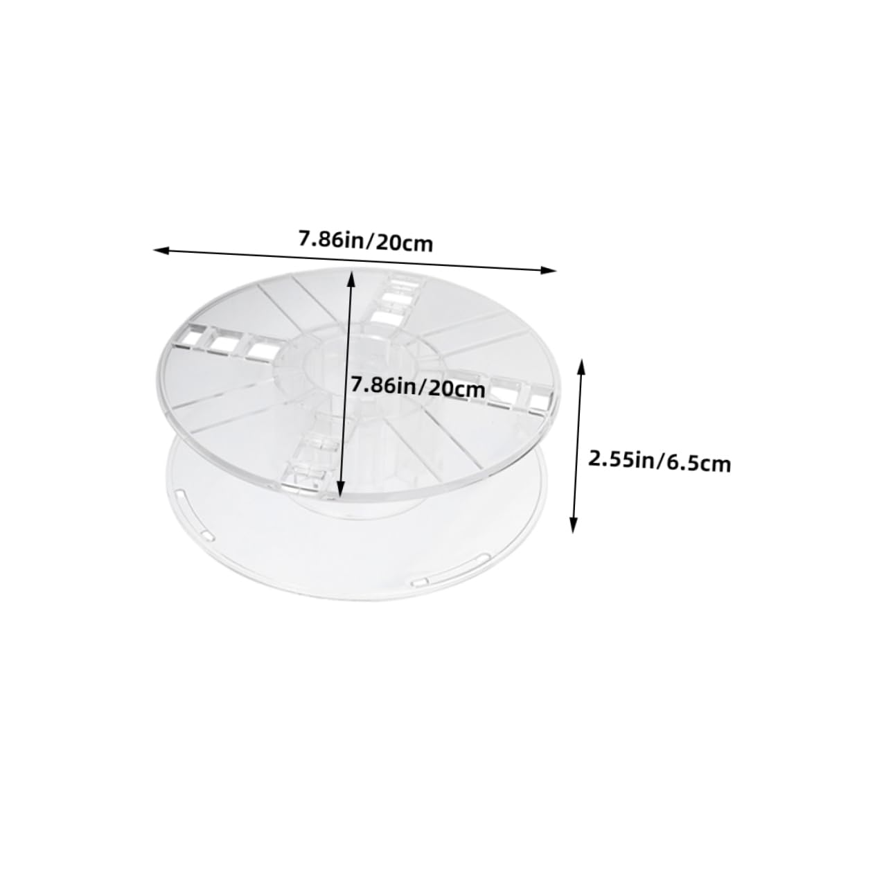 Hemobllo 2Pcs Wire Reel Organizer Transparent Extension Cord Holder Ample Storage for Electric Cables and Wires Efficient Winding Design for Home and Outdoor Use