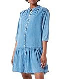 5 OZ COTTON SILK DENIM Replay Damen W9750 .000.160 27B Kleid, 10 Blue Denim, S